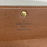 【6id5313】ルイヴィトン 長財布 モノグラム ポシェットポルトモネクレディ M61726 ブラウン【中古】レディース