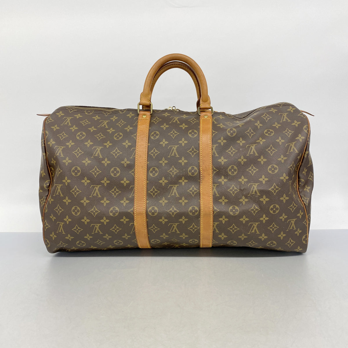 【6id5315】ルイヴィトン ボストンバッグ モノグラム キーポル55 M41424 ブラウン【中古】メンズ レディース ユニセックス