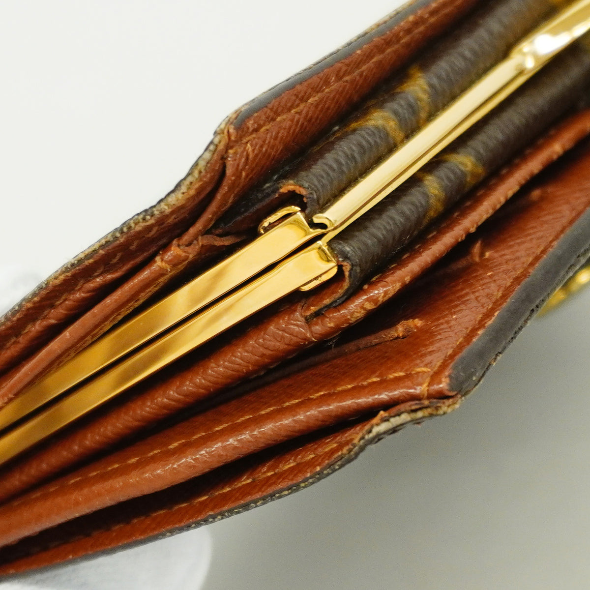 【6id5331】ルイヴィトン 財布 モノグラム ポルトモネビエヴィエノワ M61663 ブラウン【中古】レディース