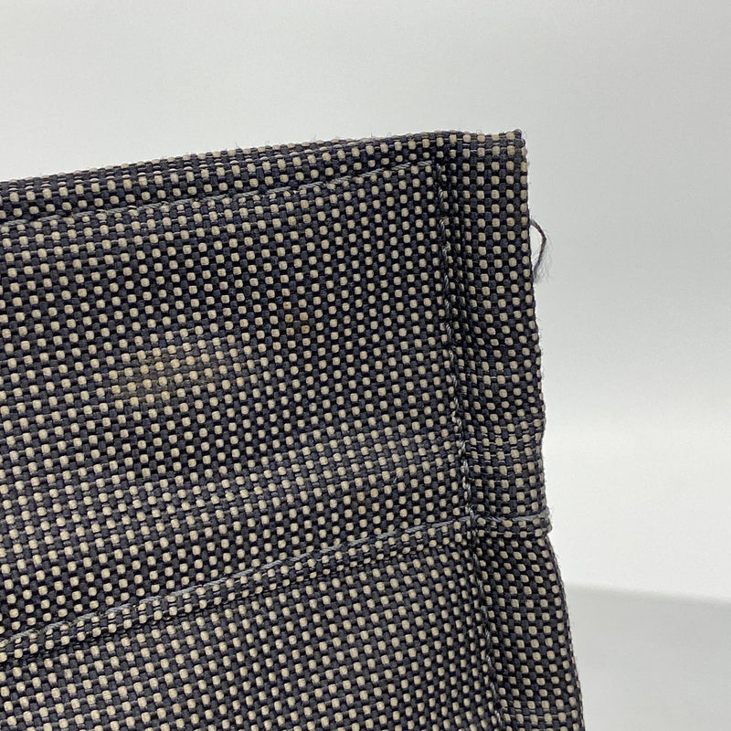 【6id5335】エルメス トートバッグ エールラインMM ナイロン グレー シルバー金具【中古】メンズ レディース ユニセックス