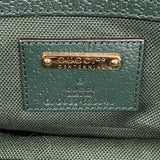 【6id5338】グッチ トートバッグ 100周年限定 676681 キャンバス グリーン ゴールド金具【中古】レディース