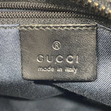 【6id5339】グッチ ハンドバッグ 101333 デニム ブラック シルバー金具【中古】レディース