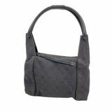 【6id5339】グッチ ハンドバッグ 101333 デニム ブラック シルバー金具【中古】レディース