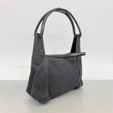 【6id5339】グッチ ハンドバッグ 101333 デニム ブラック シルバー金具【中古】レディース