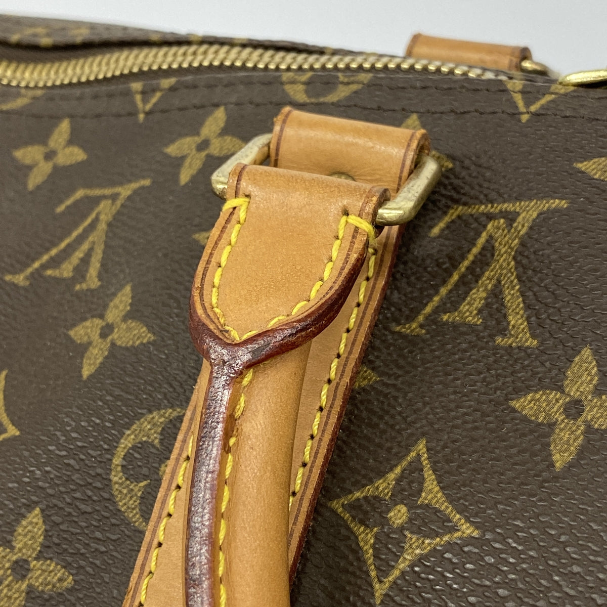 【6id5340】ルイヴィトン ボストンバッグ モノグラム キーポルバンドリエール50 M41416 ブラウン【中古】レディース