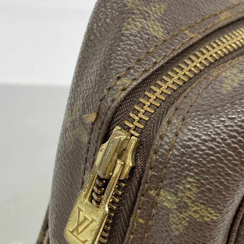 【6id5344】ルイヴィトン ポーチ モノグラム トゥルーストワレット28 M47522 ブラウン【中古】レディース