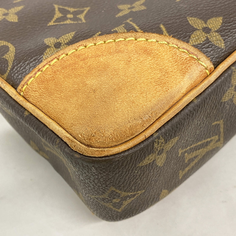 【6id5347】ルイヴィトン ブリーフケース モノグラム ポルトドキュマンヴォワヤージュ M53361 ブラウン【中古】メンズ