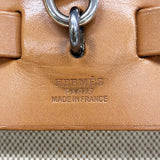 【6id5355】エルメス ハンドバッグ エールバックMM トワルアッシュ ナチュラル シルバー金具 □D刻印【中古】メンズ レディース ユニセックス