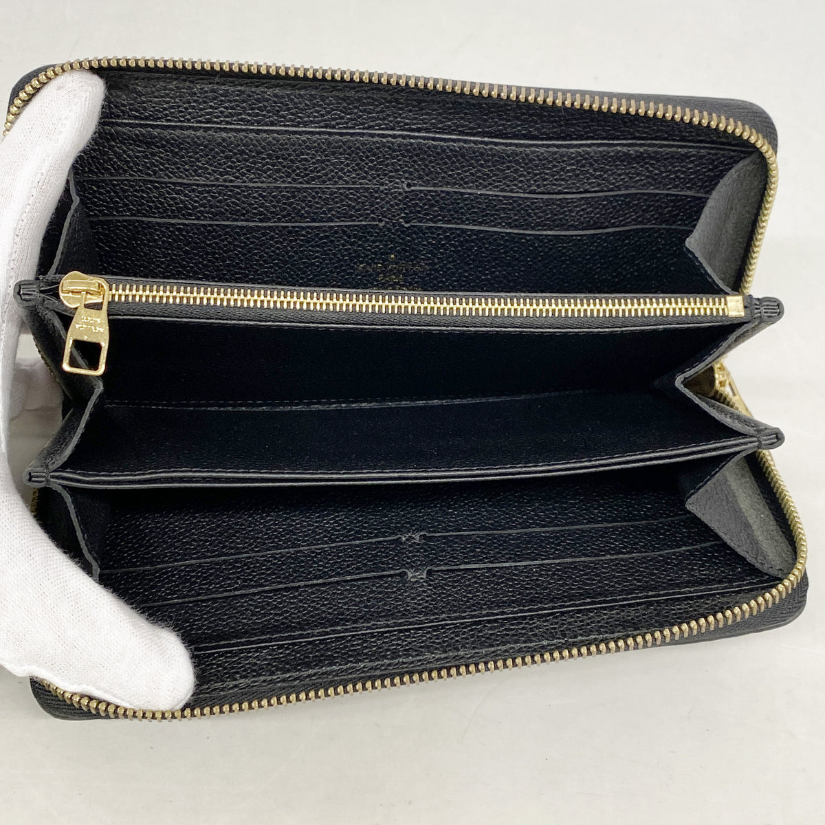 【6id5363】ルイヴィトン 長財布 モノグラム・アンプラント ジッピーウォレット M60571 ノワール【中古】メンズ レディース ユニセックス