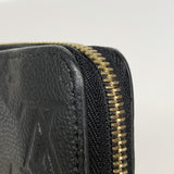 【6id5363】ルイヴィトン 長財布 モノグラム・アンプラント ジッピーウォレット M60571 ノワール【中古】メンズ レディース ユニセックス