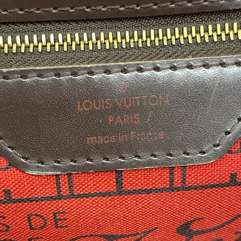 【6id5373】ルイヴィトン トートバッグ ダミエ ネヴァーフルPM N51109 エベヌ【中古】レディース