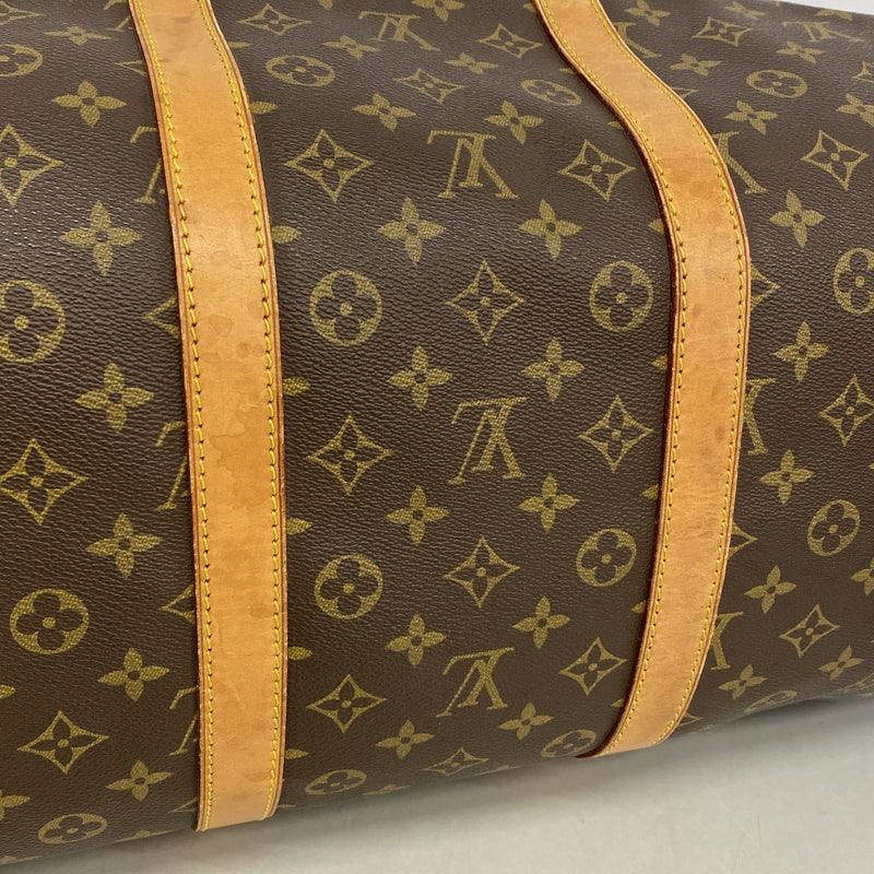 【6id5378】ルイヴィトン ボストンバッグ モノグラム キーポル55 M41424 ブラウン【中古】メンズ レディース ユニセックス