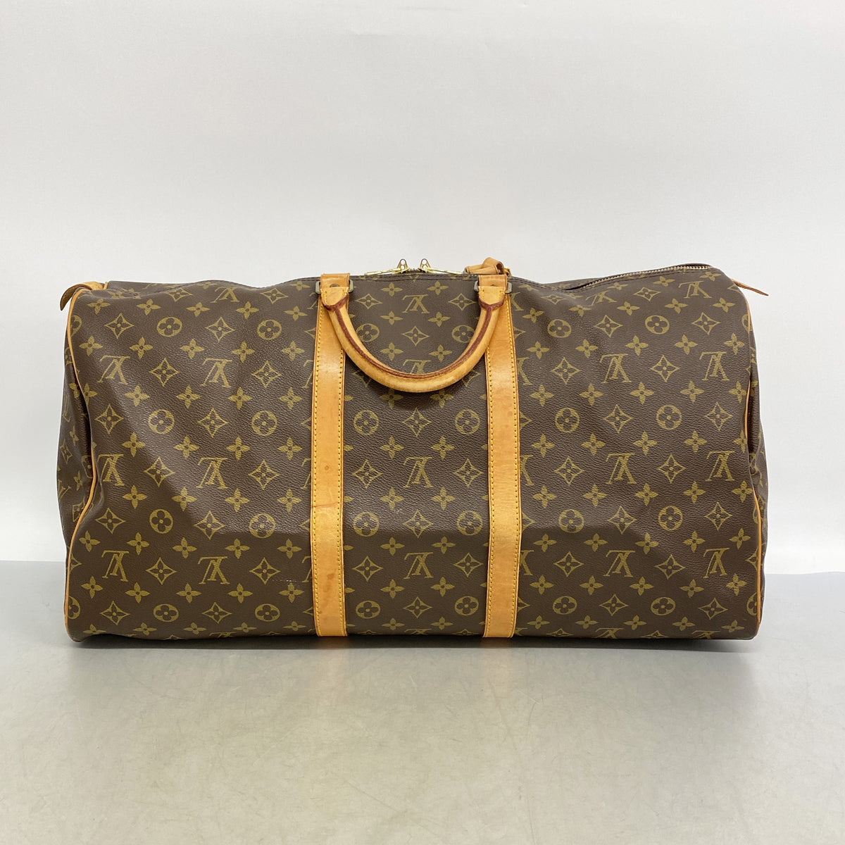 【6id5378】ルイヴィトン ボストンバッグ モノグラム キーポル55 M41424 ブラウン【中古】メンズ レディース ユニセックス