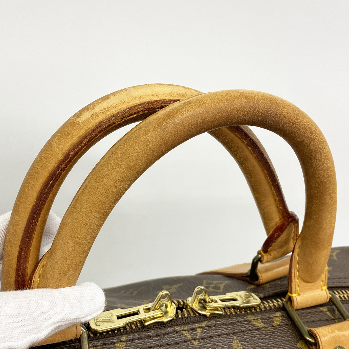 【6id5378】ルイヴィトン ボストンバッグ モノグラム キーポル55 M41424 ブラウン【中古】メンズ レディース ユニセックス