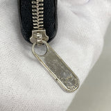 【6id5395】ルイヴィトン コインケース ダミエ・グラフィット ジッピーコインパース N63076 ブラック グレー【中古】メンズ