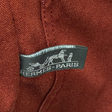 【6id5408】エルメス トートバッグ フールトゥMM キャンバス レッド シルバー金具【中古】メンズ レディース ユニセックス