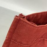 【6id5408】エルメス トートバッグ フールトゥMM キャンバス レッド シルバー金具【中古】メンズ レディース ユニセックス