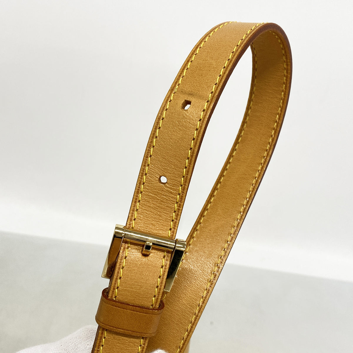 【6id5410】ルイヴィトン ショルダーバッグ ヴェルニ トンプソンストリート M91008 ベージュ【中古】レディース