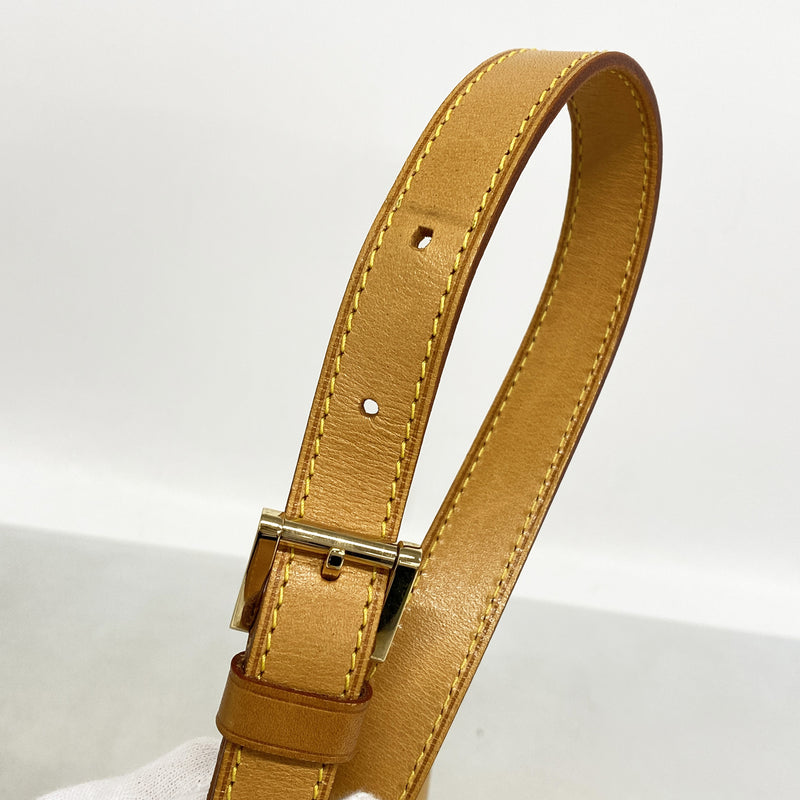 【6id5410】ルイヴィトン ショルダーバッグ ヴェルニ トンプソンストリート M91008 ベージュ【中古】レディース