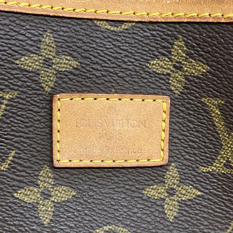 【6id5413】ルイヴィトン ショルダーバッグ モノグラム ソミュール35 M42254 ブラウン【中古】レディース