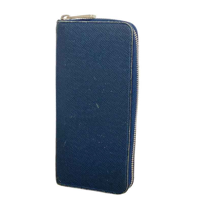 【6id5415】ルイヴィトン 長財布 タイガ ジッピーウォレットヴェルティカル M32837 オセアン【中古】メンズ