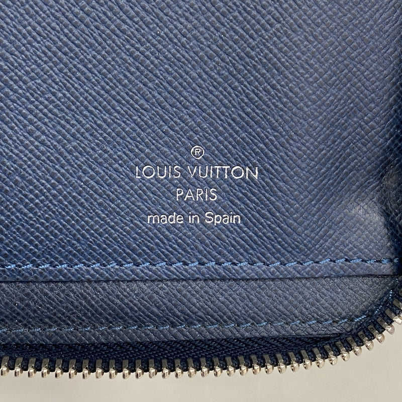 【6id5415】ルイヴィトン 長財布 タイガ ジッピーウォレットヴェルティカル M32837 オセアン【中古】メンズ