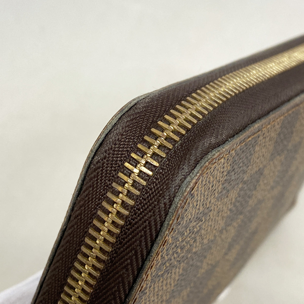 【6id5416】ルイヴィトン 長財布 ダミエ ジッピーウォレット N41661 エベヌ【中古】メンズ レディース ユニセックス