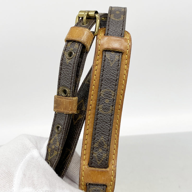 【6id5433】ルイヴィトン ショルダーバッグ モノグラム ダヌーブ M45266 ブラウン【中古】レディース