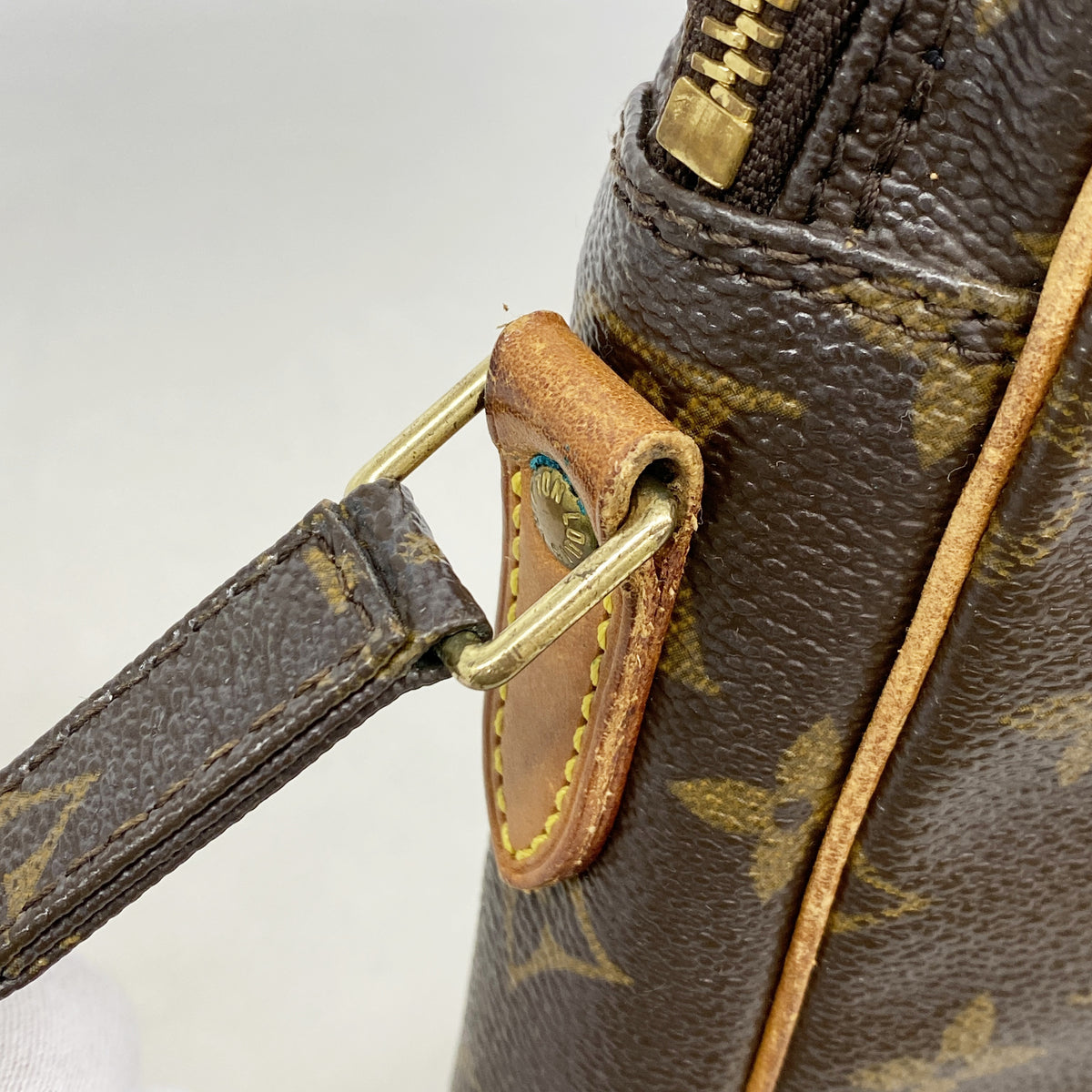 【6id5433】ルイヴィトン ショルダーバッグ モノグラム ダヌーブ M45266 ブラウン【中古】レディース