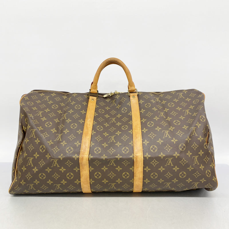 【6id5437】ルイヴィトン ボストンバッグ モノグラム キーポル60 M41422 ブラウン【中古】メンズ レディース ユニセックス