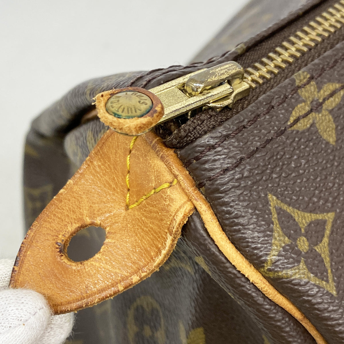 【6id5438】ルイヴィトン ハンドバッグ モノグラム スピーディ40 M41106 ブラウン【中古】レディース