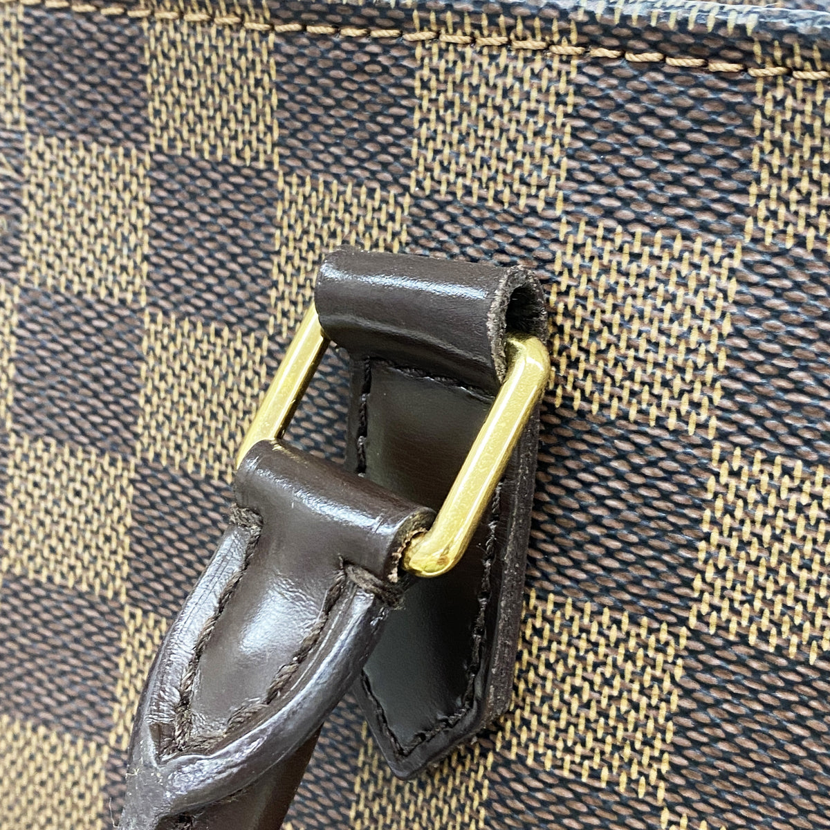 【6id5440】ルイヴィトン トートバッグ ダミエ サックプラ N51140 エベヌ【中古】レディース