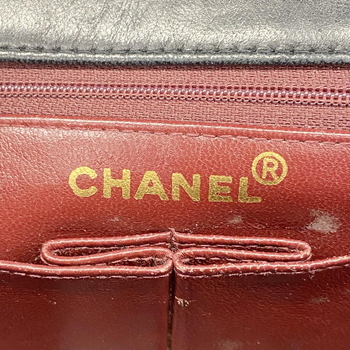 【6id5448】シャネル ショルダーバッグ マトラッセ チェーンショルダー ラムスキン ブラック ゴールド金具【中古】レディース