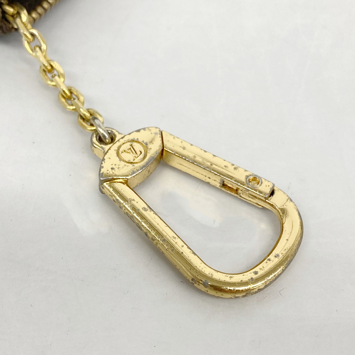 【6id5466】ルイヴィトン コインケース モノグラム ポシェットクレ M62650 ブラウン【中古】メンズ レディース ユニセックス