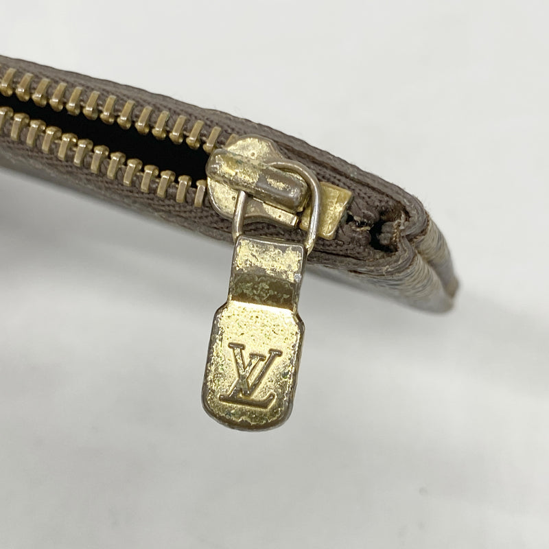 【6id5466】ルイヴィトン コインケース モノグラム ポシェットクレ M62650 ブラウン【中古】メンズ レディース ユニセックス
