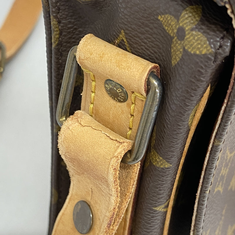 【6id5468】ルイヴィトン ショルダーバッグ モノグラム カルトシエールMM M51253 ブラウン【中古】レディース
