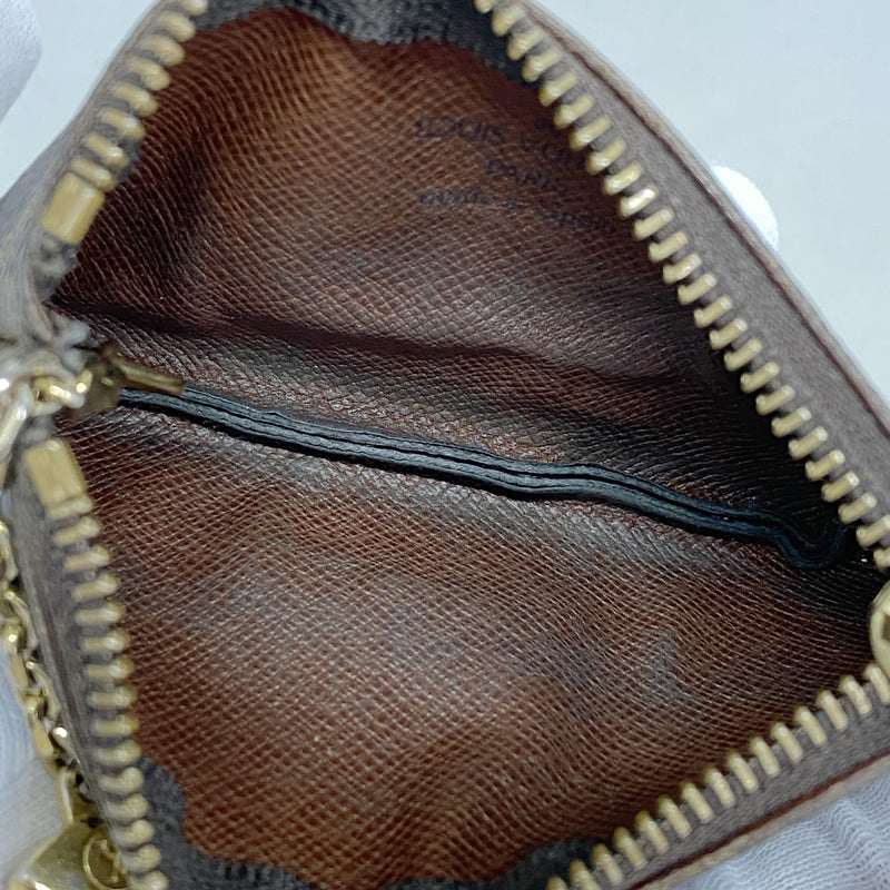 【6id5476】ルイヴィトン コインケース モノグラム ポシェットクレ M62650 ブラウン【中古】メンズ レディース ユニセックス
