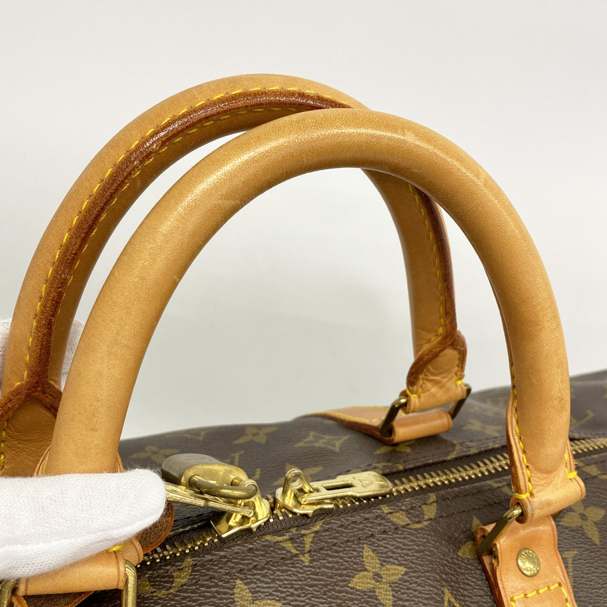 【6id5478】ルイヴィトン ボストンバッグ モノグラム キーポル55 M41424 ブラウン【中古】メンズ レディース ユニセックス