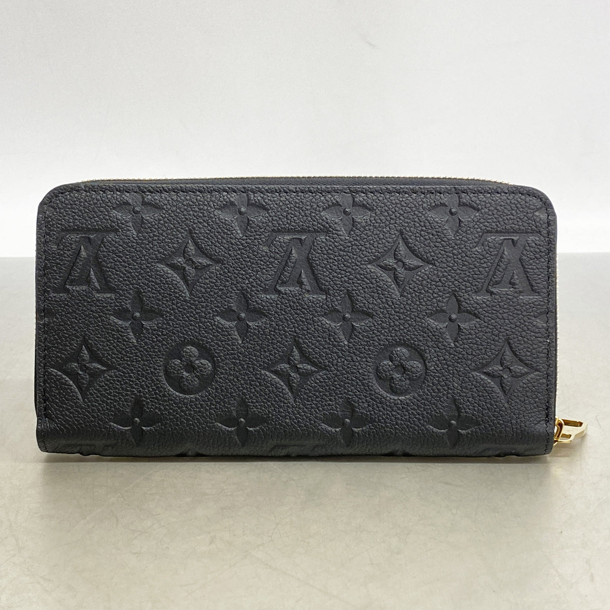 【6id5482】ルイヴィトン 長財布 モノグラム・アンプラント ジッピーウォレット M61864 ノワール【中古】レディース