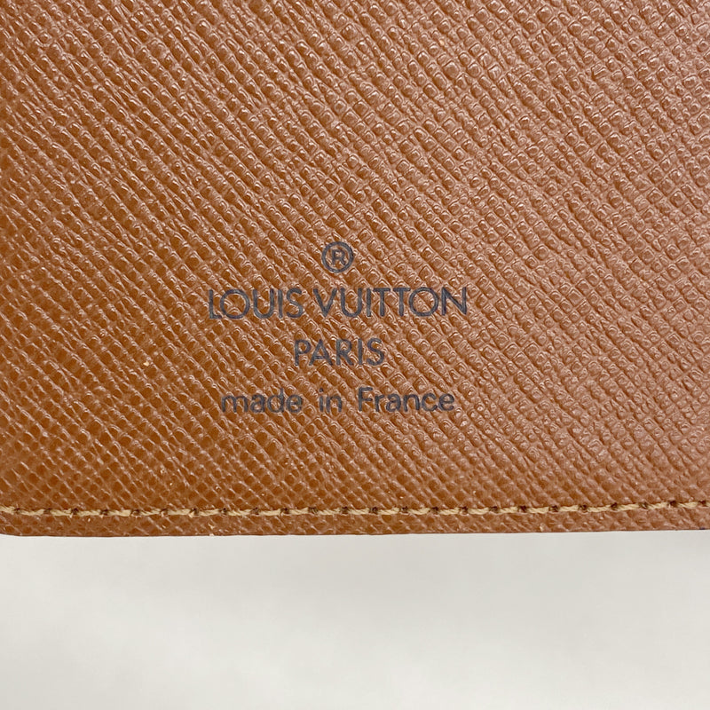 【6id5485】ルイヴィトン 手帳カバー モノグラム アジェンダPM R20005 ブラウン【中古】メンズ レディース ユニセックス