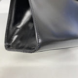 【6id5487】セリーヌ ハンドバッグ レザー ブラック ゴールド金具【中古】レディース
