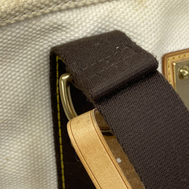 【6id5493】ルイヴィトン トートバッグ アンティグア カバMM M40036 エクリュ【中古】レディース