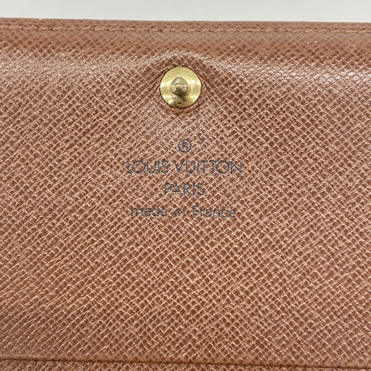 【6id5495】ルイヴィトン 財布 モノグラム ポルトモネビエトレゾール M61730 ブラウン【中古】レディース