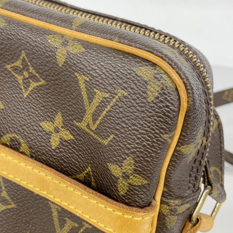 【6id5499】ルイヴィトン ショルダーバッグ モノグラム ダヌーブ M45266 ブラウン【中古】レディース