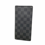 【6id5505】ルイヴィトン 長財布 ダミエ・グラフィット ポルトフォイユブラザ N62665 ブラック グレー【中古】メンズ