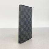 【6id5505】ルイヴィトン 長財布 ダミエ・グラフィット ポルトフォイユブラザ N62665 ブラック グレー【中古】メンズ