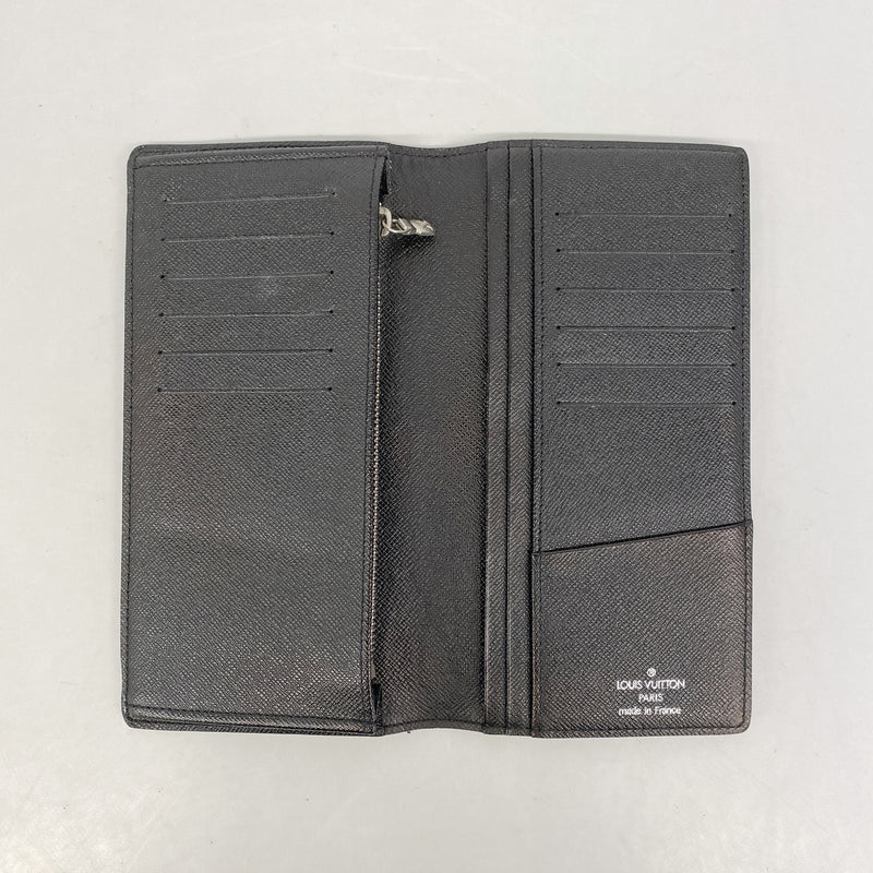 【6id5505】ルイヴィトン 長財布 ダミエ・グラフィット ポルトフォイユブラザ N62665 ブラック グレー【中古】メンズ