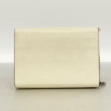【6id5508】グッチ ショルダーウォレット ディオニュソス 401231 レザー ホワイト シルバー金具【中古】レディース