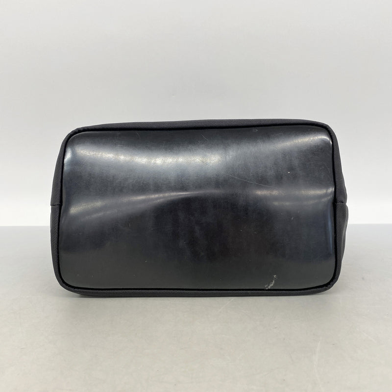 【6id5510】グッチ ショルダーバッグ バンブー 000 1956 0531 ナイロン ブラック シルバー金具【中古】レディース