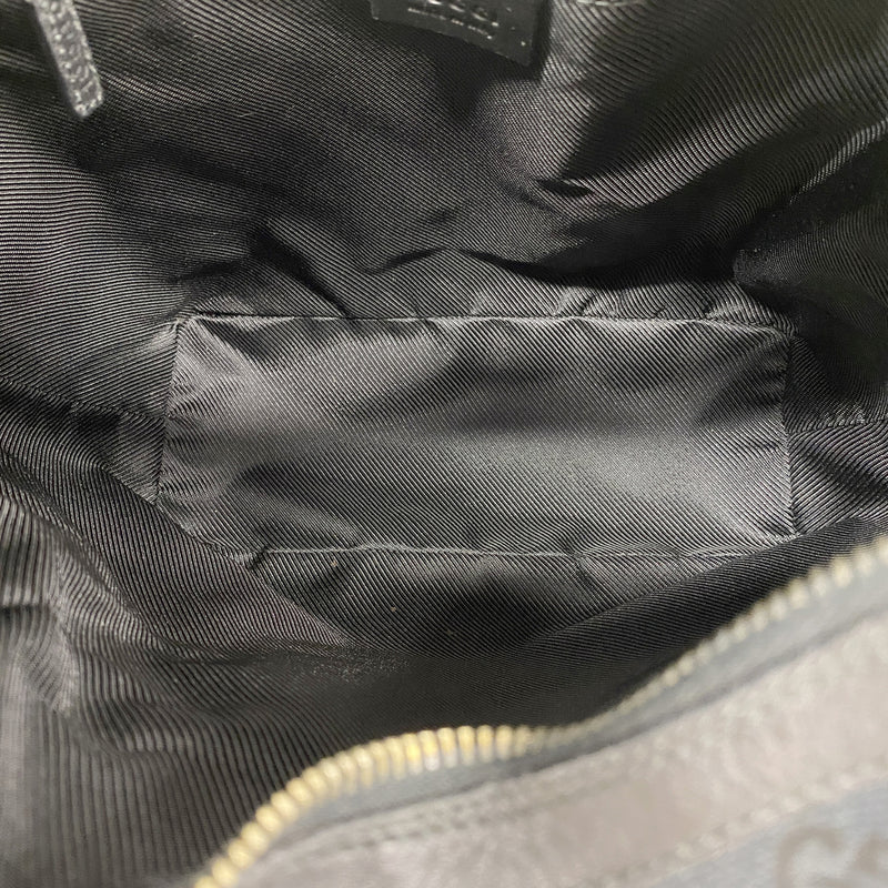 【6id5512】グッチ ショルダーバッグ GGキャンバス 001 4288 キャンバス ブラック シャンパンゴールド金具【中古】レディース